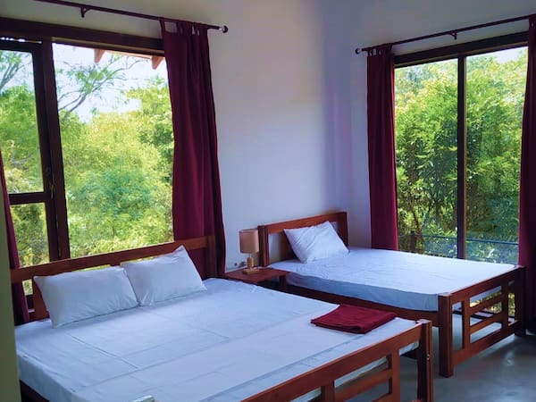 Greenery-Framed Interiors